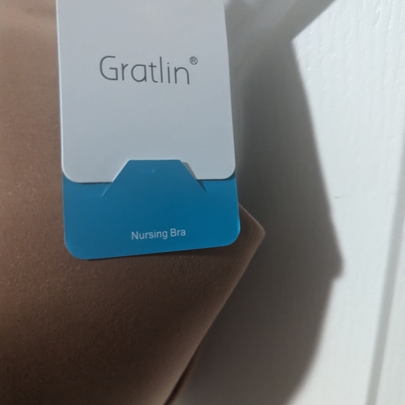 Gratlin Women's Wire Free Lightly Lined 38DD Maternity Nursing Bra Sun Kissed - Picture 5 of 9